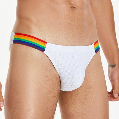 Calzoncillos Hombre Malla Nylon Cintura Arcoíris Baja Comodidad - Image 12