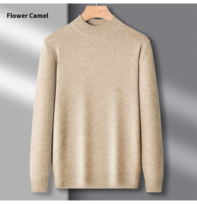 Suéter Cuello Alto Casual para Hombre - Diseño Minimalista Versátil - Image 31
