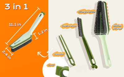 Cepillo de Limpieza 3 en 1 Desmontable para Mascotas y Hogar - Image 11
