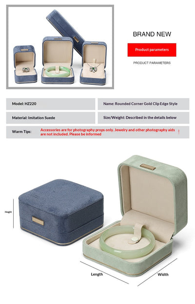Caja de Presentación Premium para Pulseras de Gamuza - Image 32