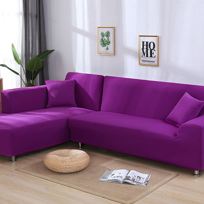 Funda Elástica Ajustable para Sofá de 2 Piezas - Image 40