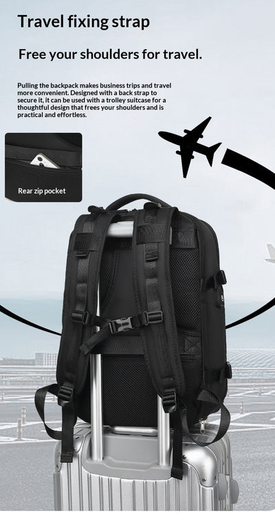 Mochila Laptop Impermeable para Viajes con Compartimento Seco-Húmedo - Image 17