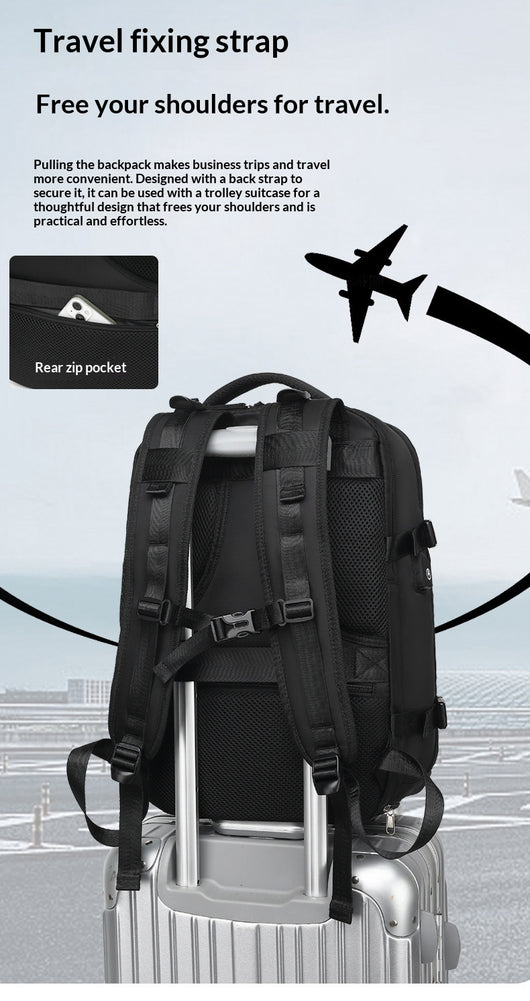Mochila Laptop Impermeable para Viajes con Compartimento Seco-Húmedo - Image 17