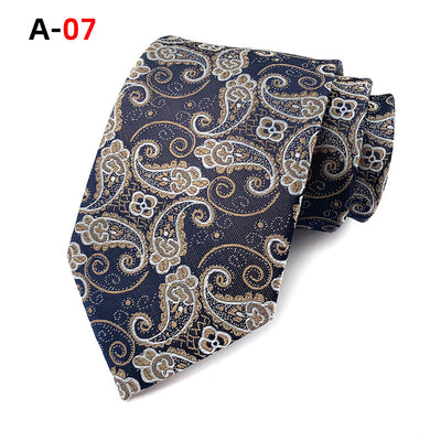 Corbata Jacquard Paisley Europeo Americana para Hombre - Image 8