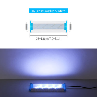 Lámpara LED Ultra Delgada para Acuario - Luz Blanca y Azul - Image 3