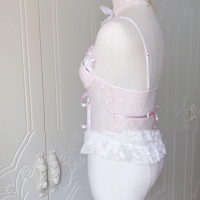 Corpiño de Encaje con Moño y Foto Personalizada - Image 3