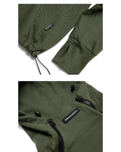 Sudadera con Capucha y Doble Cierre de Punto Tejido - Image 14