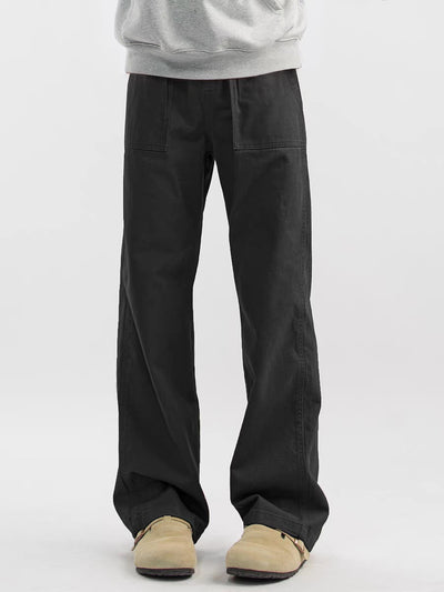 Pantalones Cargo Retro Maillard de Corte Recto para Hombre - Image 10