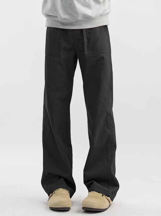 Pantalones Cargo Retro Maillard de Corte Recto para Hombre - Image 10