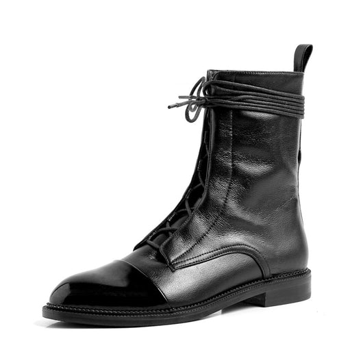 Botas Martin Planas de Cuero Suave - Estilo Británico Versátil para Mujer - Image 7
