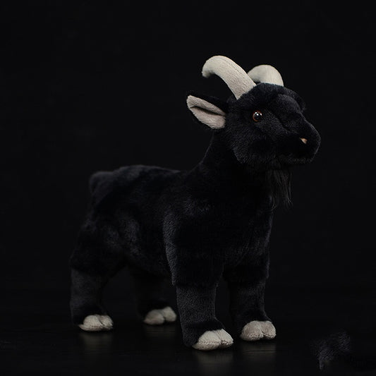 Peluche Cabra Negra Minimalista - Diseño Elegante