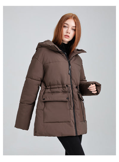 Chaqueta Acolchada de Algodón con Capucha - Versátil y Elegante - Image 12