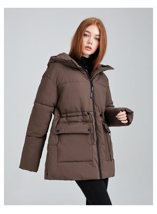 Chaqueta Acolchada de Algodón con Capucha - Versátil y Elegante - Image 12