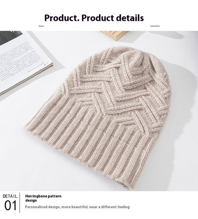 Gorro de Lana Gruesa Tejido para Otoño e Invierno - Image 15