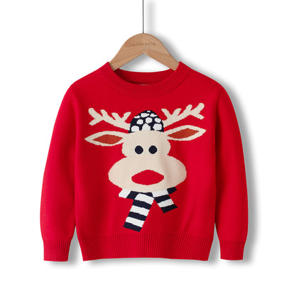 Suéter Infantil Doble Capa de Algodón para Otoño, Invierno y Navidad - Image 11