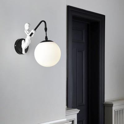 Lámpara de Pared Retro Europea para Dormitorio y Pasillo - Image 4