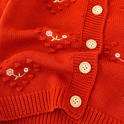 Gorro Ha Yi para Bebé Niña Rojo con Bordado de Amor - Image 33
