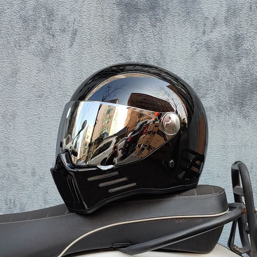 Casco Retro Harley Certificado para Motocicleta - Hombre y Mujer - Image 4