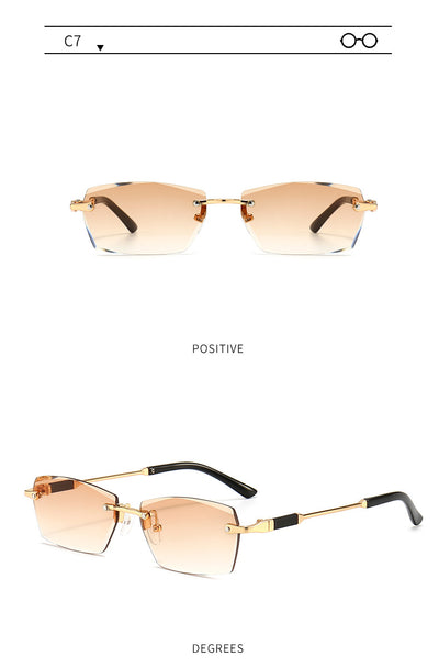 Gafas de Sol Frameless Color Gelatina - Estilo Personalidad - Image 27