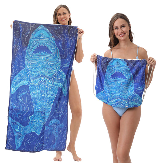 Toalla de Playa Transformable con Bolsa de Almacenamiento - Image 25