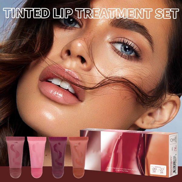 Set de Bálsamos Labiales Colorados Nutritivos e Hidratantes