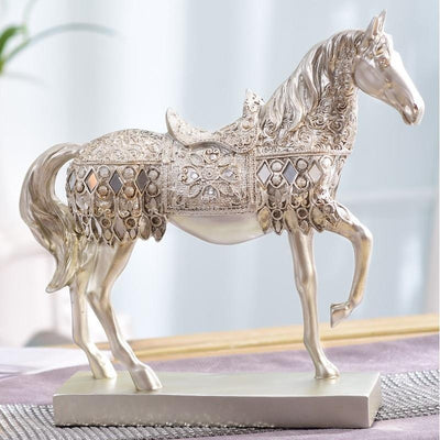 Caballo Decorativo Luminoso de Lujo Europeo para Vino y Hogar - Image 19