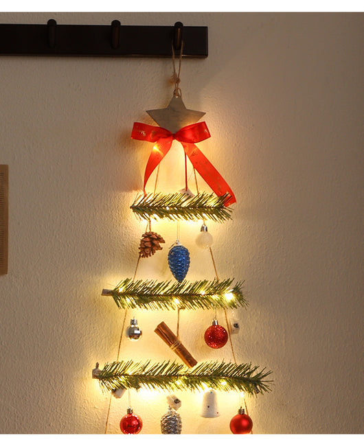 Árbol de Navidad Luminoso de Tela No Tejida para Ventanas y Puertas - Image 8