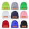 Gorro de Tricô com Bordado de Lhama Fashion