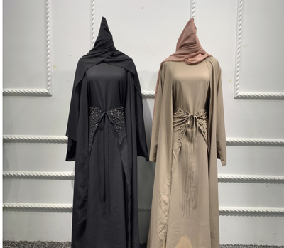 Traje Ejecutivo Tres Piezas Color Sólido Estilo Oriente Medio - Image 6