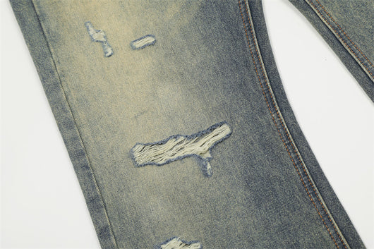 Pantalones Vaqueros Rotos Estilo Punk Retro para Hombre - Image 15