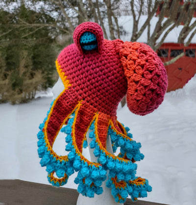 Gorro de Pulpo Tejido a Mano - Diseño Divertido y Único en Lana - Image 10