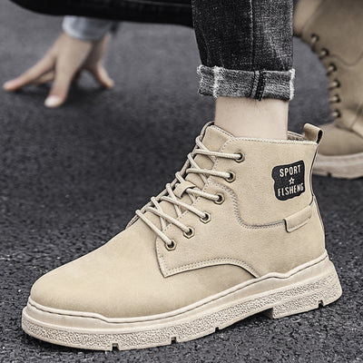 Zapatillas Altas Estilo Coreano para Hombre - Diseño Trendy - Image 11