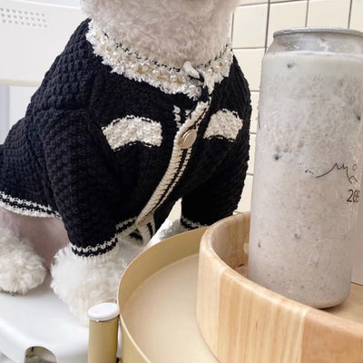 Suéter para Perro Estilo Coreano con Cuello de Perlas - Image 11