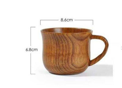 Taza de Madera Natural Artesanal - Vaso Rustico de Pícea para Bebidas - Image 7