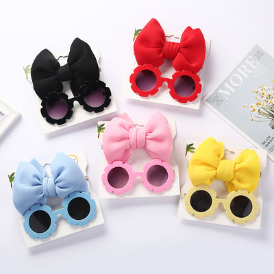 Set de Gafas de Sol Infantiles con Vincha de Moño - Protección y Estilo - Image 3