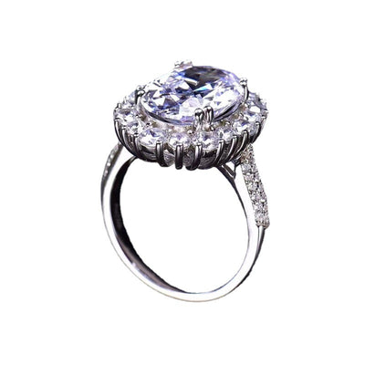 Anillo de Diamante Moissanita Ovalado - Joya de Lujo Premium - Image 6