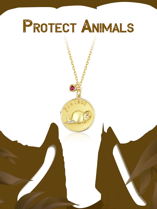 Collar de Oro Laminado con Elefante Grabado - Joya para Amantes de Animales - Image 7