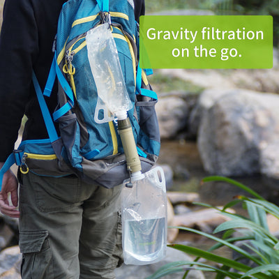 Filtro Portátil de Agua para Emergencias