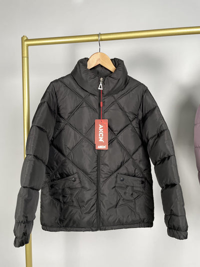 Abrigo Suelto con Cuello Alto para Mujer - Calidez Otoño e Invierno - Image 18