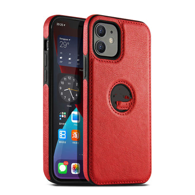 Funda Protectora de Cuero para Celular - Diseño Líneas de Auto Anti Caídas - Image 8