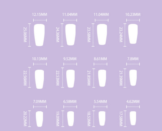 Parches de Uñas Patchwork Blanco y Negro - Diseño French Manicure - Image 6