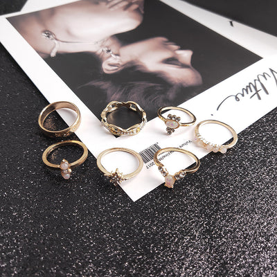 Conjunto de 17 Anillos Bohemios Ajustables - Image 12