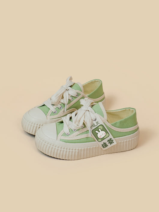Zapatos Bajos Respirable Estilo Japonés con Suela Gruesa Color Bisqué - Image 12
