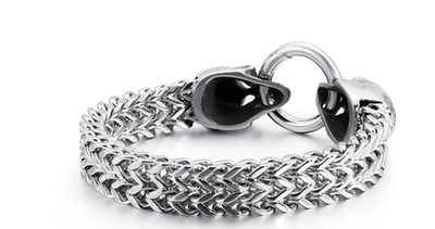 Pulsera de Acero Titanio Calavera Dominante - Image 19