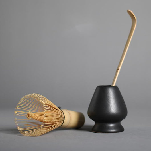 Cepillo Mezclador de Estilo Japonés y Accesorios para Ceremonia del Té - Image 10