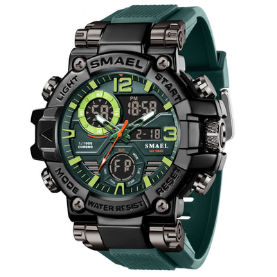 Reloj Deportivo Multifunción Dual Display en Aleación Multicolor - Image 5
