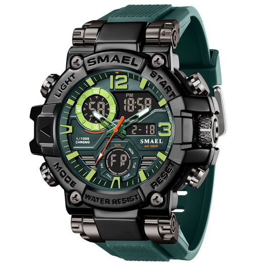 Reloj Deportivo Multifunción Dual Display en Aleación Multicolor - Image 5