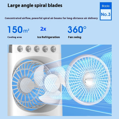 Ventilador Humidificador de Gran Capacidad con 5 Modos de Pulverización - Image 12