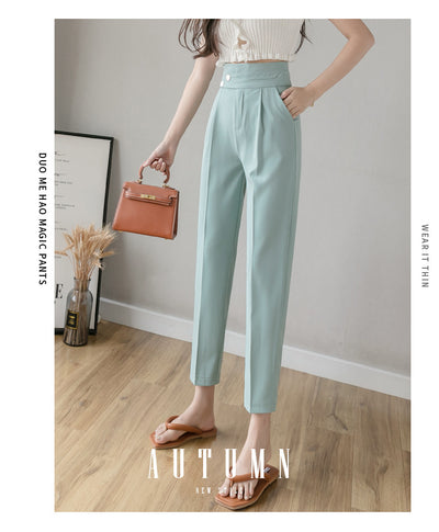 Pantalones Harem Rectos con Caída Elegante - Image 3