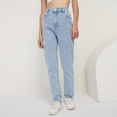 Pantalones de Mezclilla Rectos para Mujer - Image 9